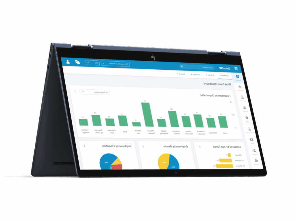 LinovHR Open API pada laptop HP Elite