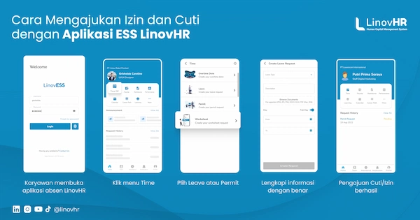 Cara Menggunakan Fitur Leave Request di ESS LinovHR